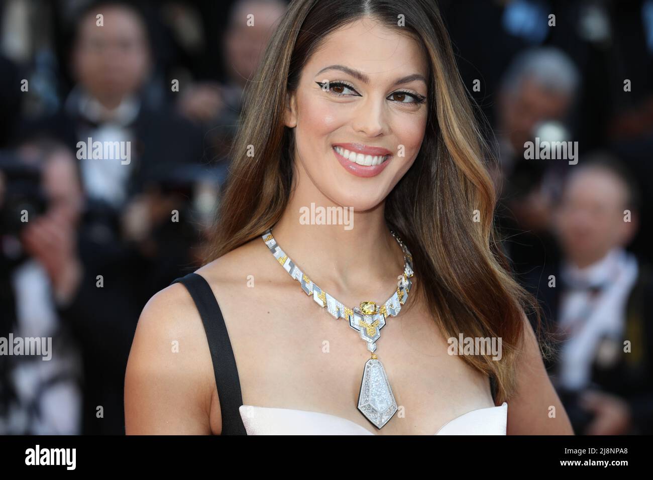 May 17, 2022, Cannes, Cote d'Azur, France: IRIS MITTENAERE attends the