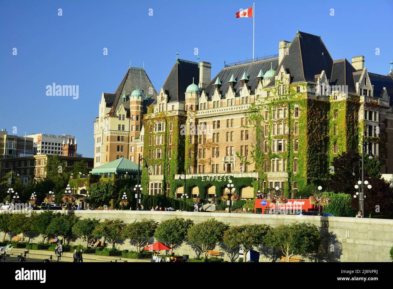 The Empress Hotel in Victoria BC, Canada Stock Photo