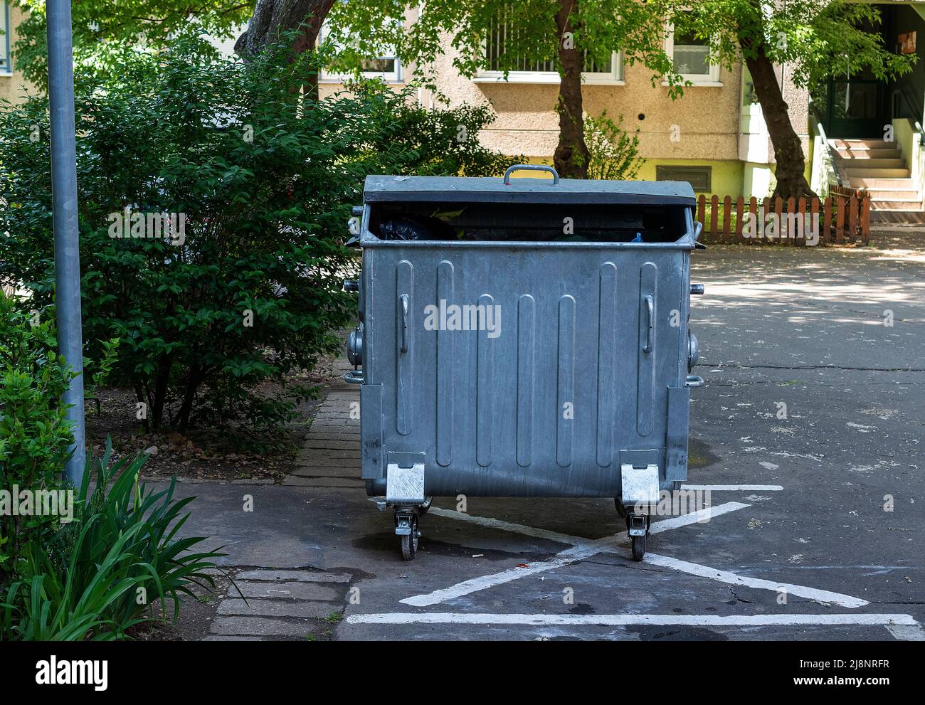 Garbage collector Stock Photo