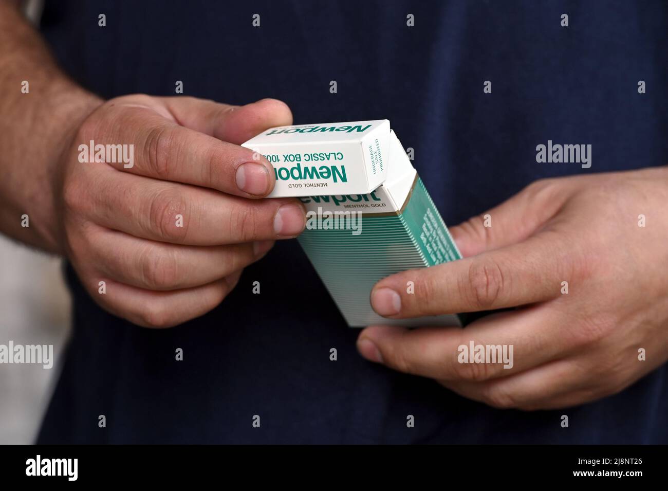 Newport cigarettes hi-res stock photography and images