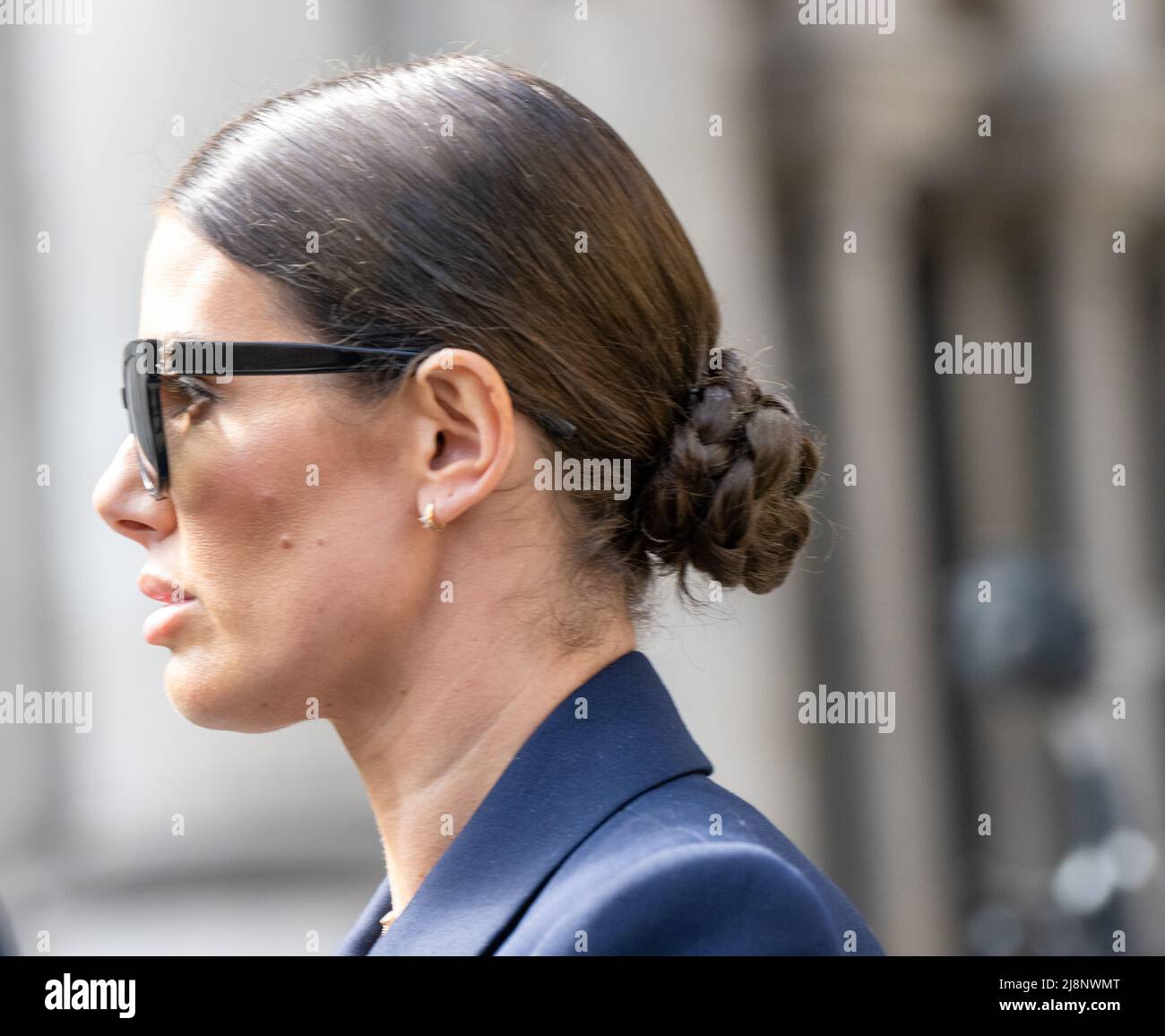 London, UK. 17th May, 2022. "Wags" trial at the Royal Courts of Justice, London Libel trial between Rebekah Vardy and Coleen Rooney continues today Pictured Rebekah Vardy Credit: Ian Davidson/Alamy Live News Stock Photo