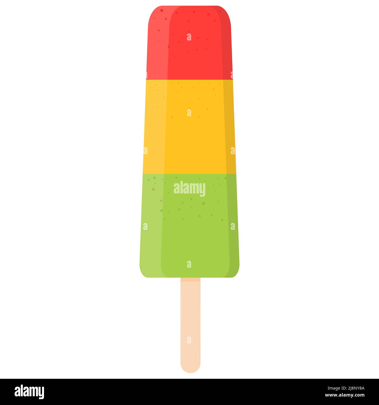 Multicolored popsicles on a stick isolated Stock Vector Image & Art - Alamy