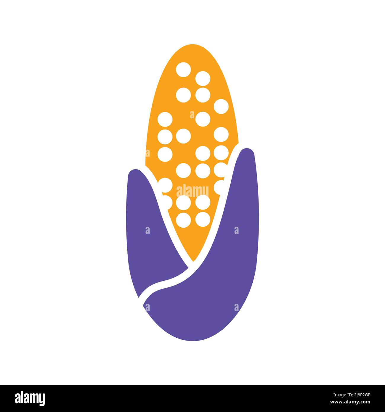 Corncob glyph icon. Agriculture sign. Graph symbol for your web site ...