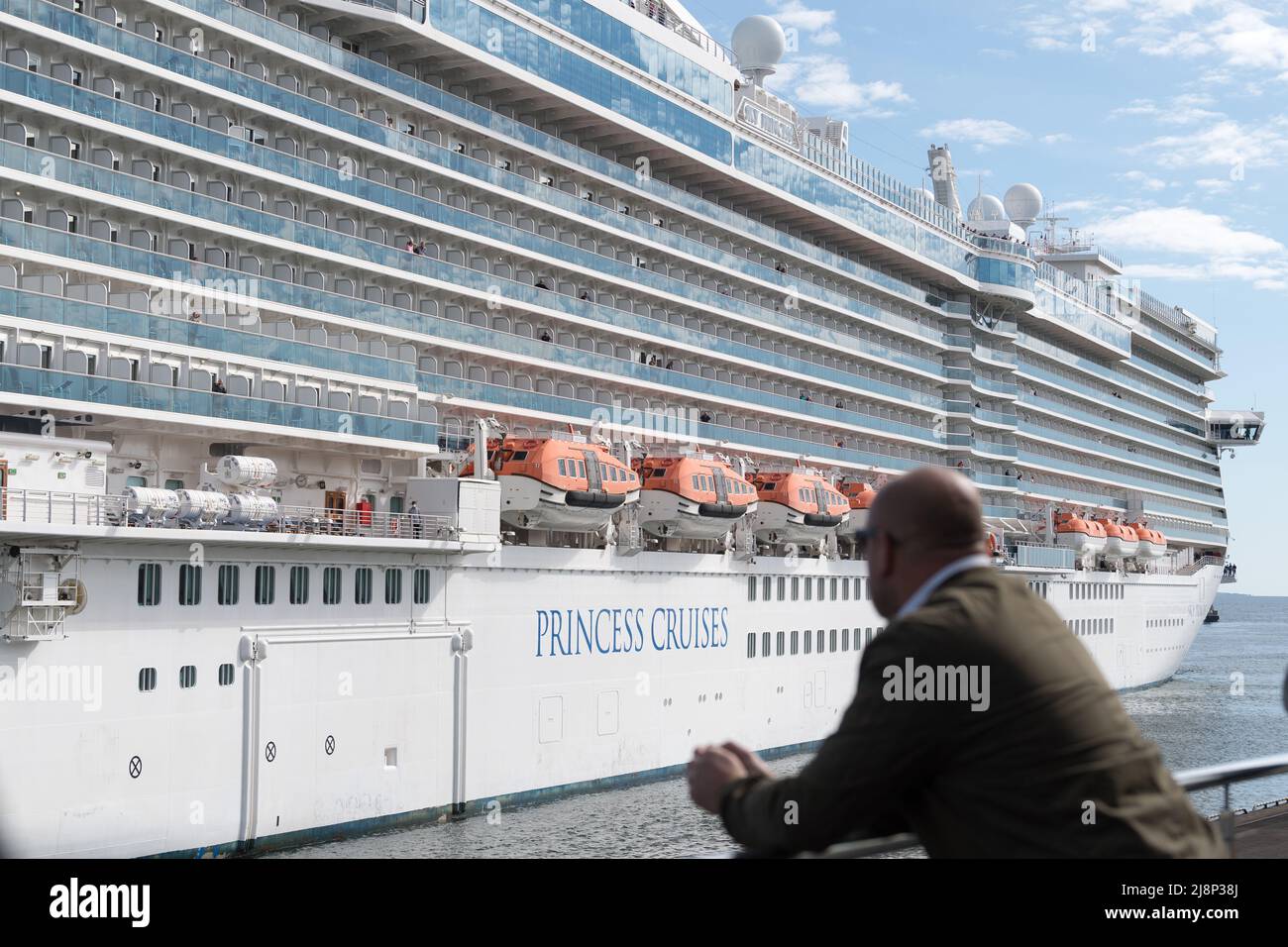 Sky Princess, a Royal-class cruise ship operated by Princess Cruises, a ...