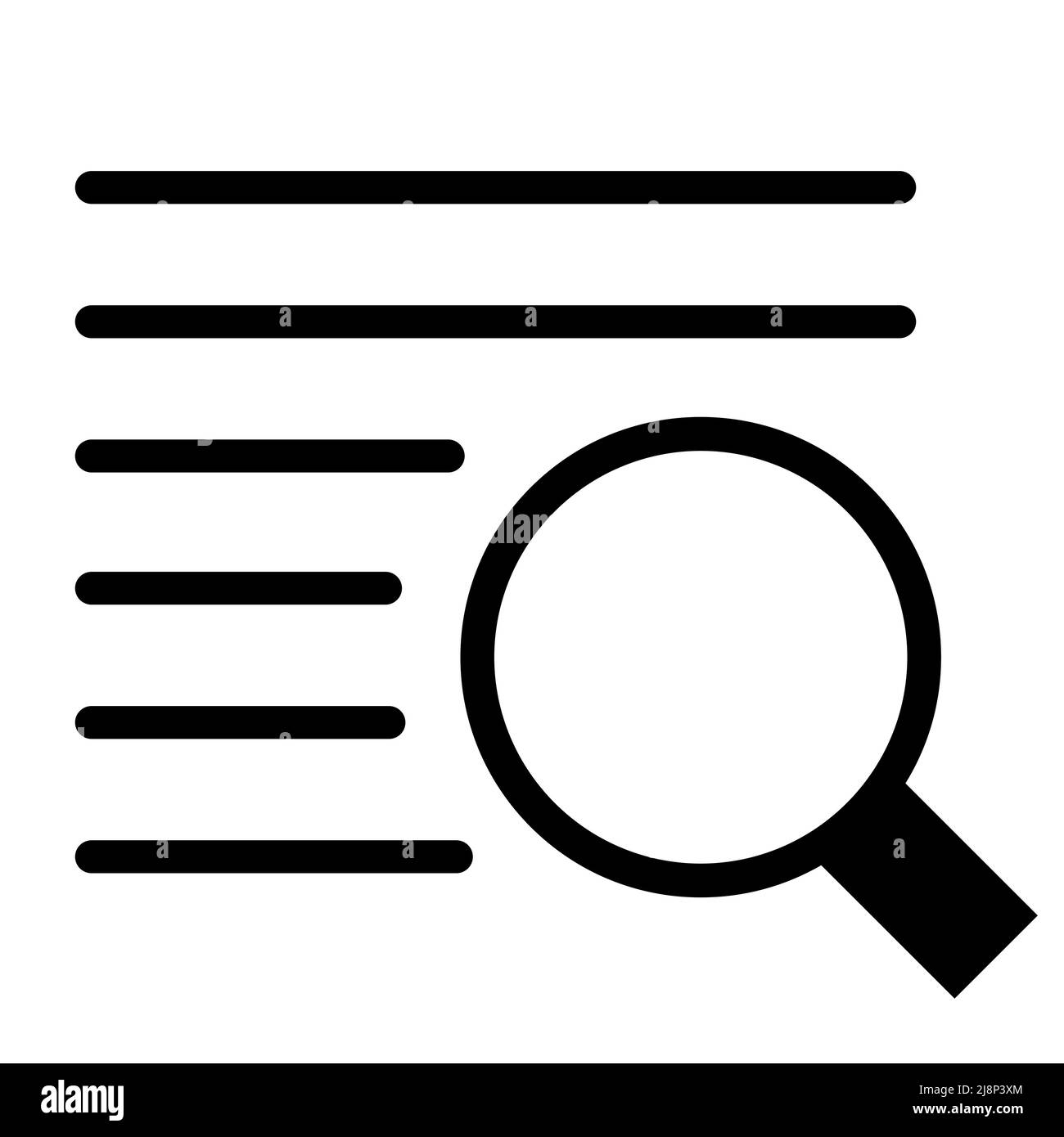 search all category items icon sign symbol Stock Vector