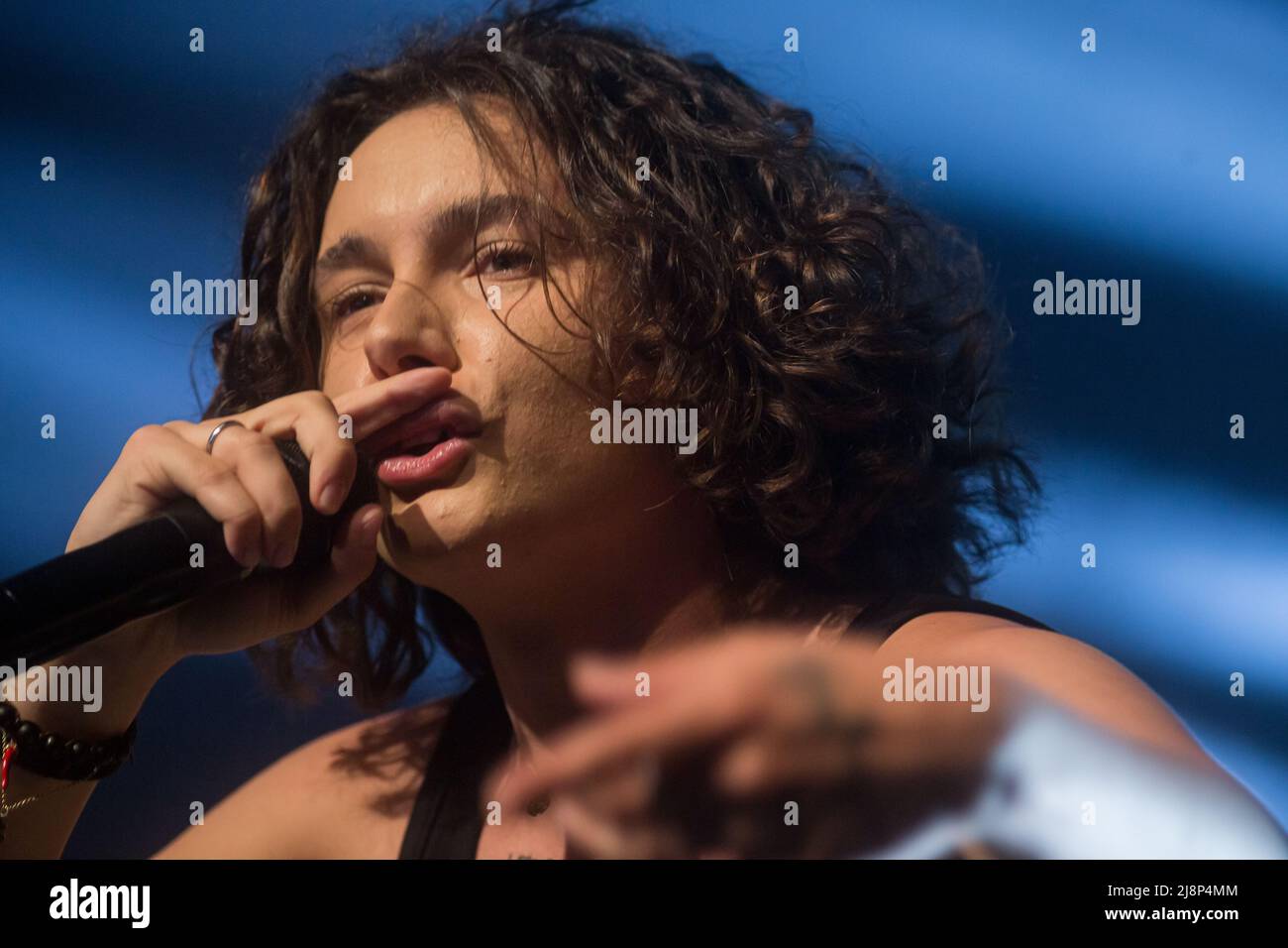 2022-05-17 the italian rapper Madame performs live in Turin Stock Photo ...