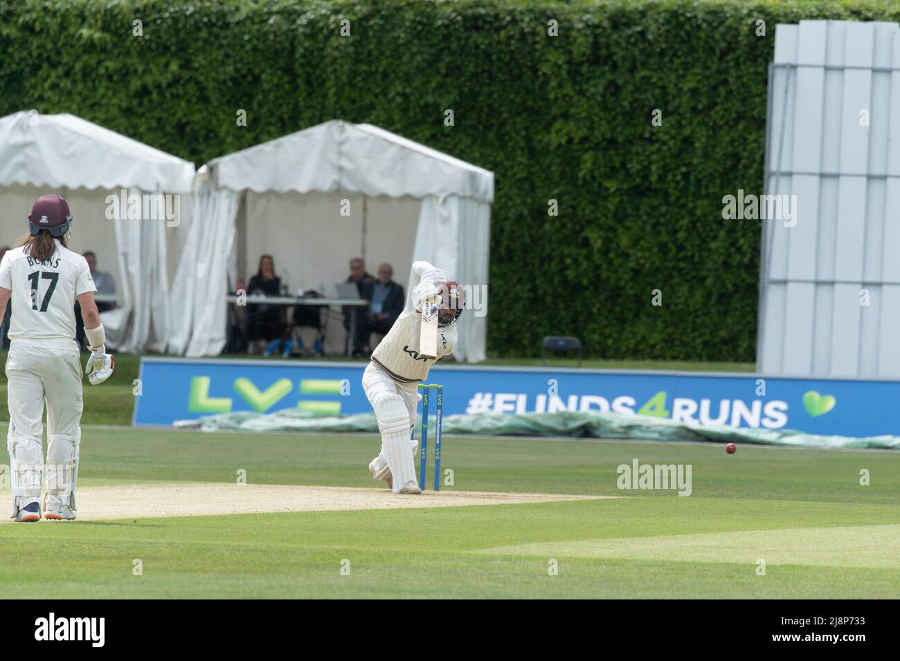 Ryan Patel Surrey opening batsman Stock Photo