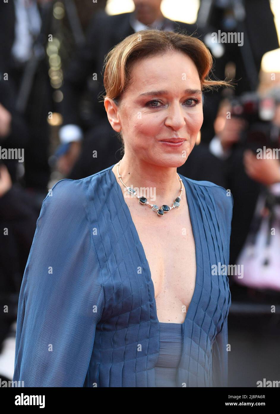 Cannes, France. 17th May, 2022. Italian actress Valeria Golino attends