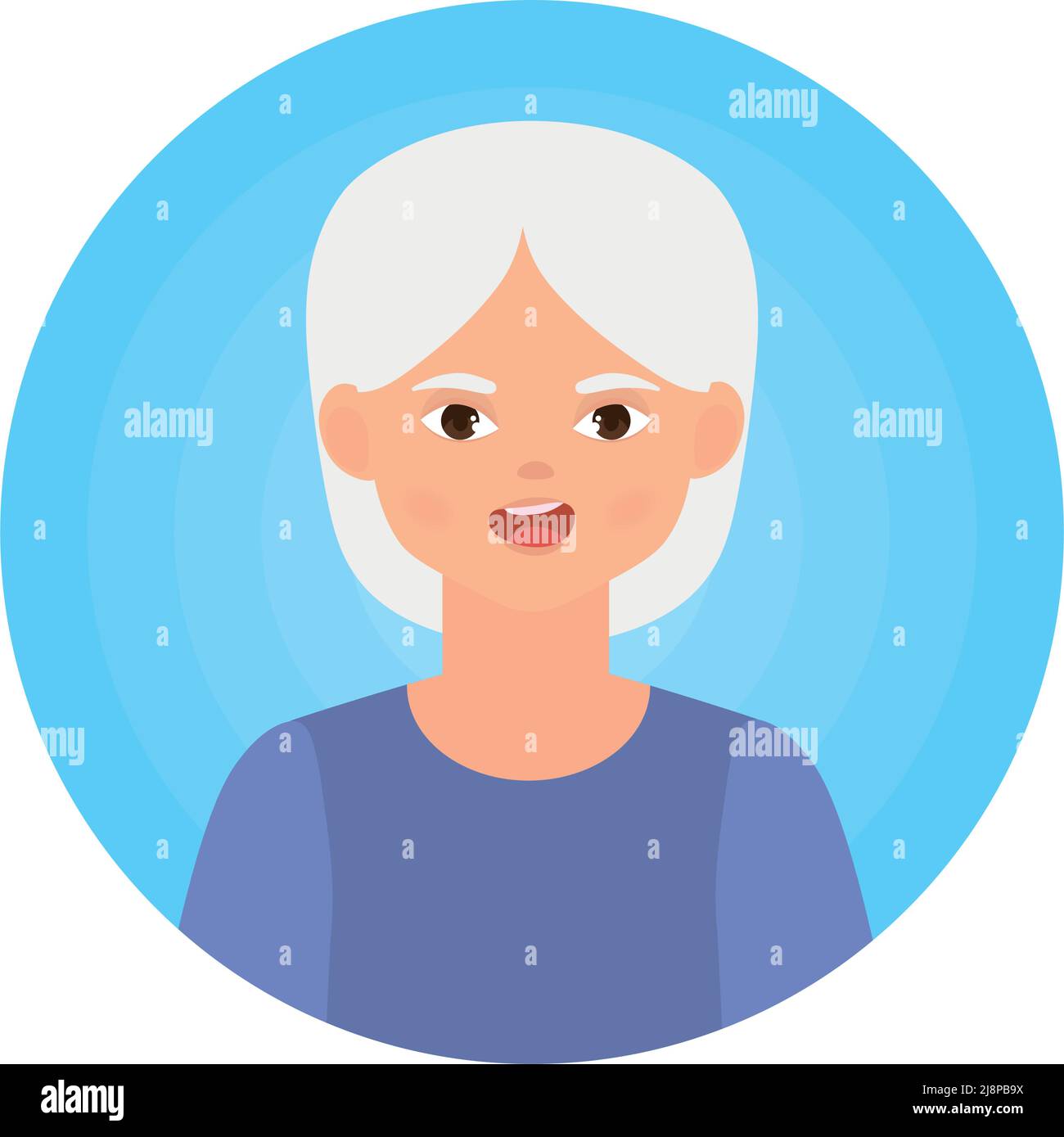 avatar old woman Stock Vector Image & Art - Alamy