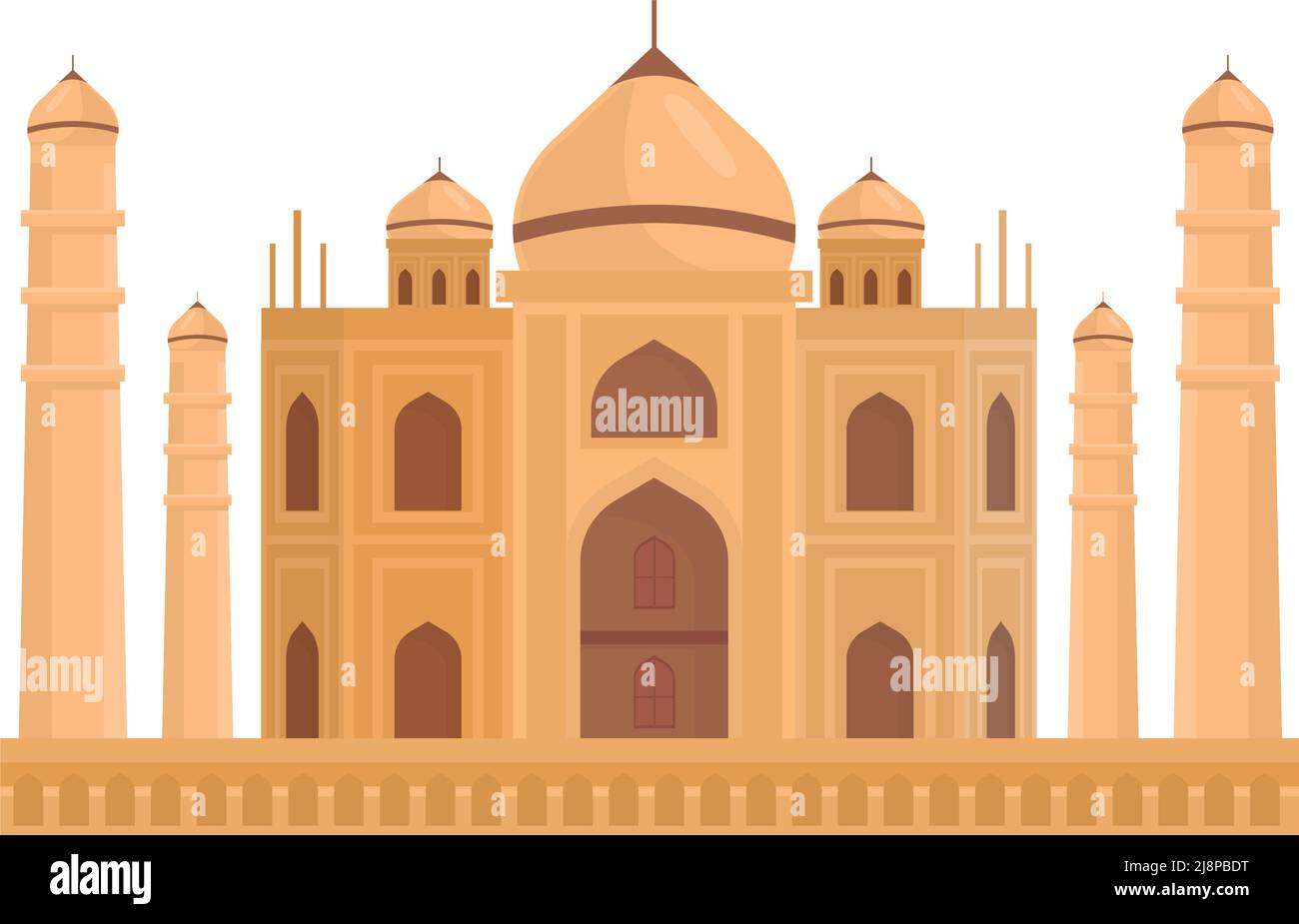 taj mahal landmark Stock Vector Image & Art - Alamy