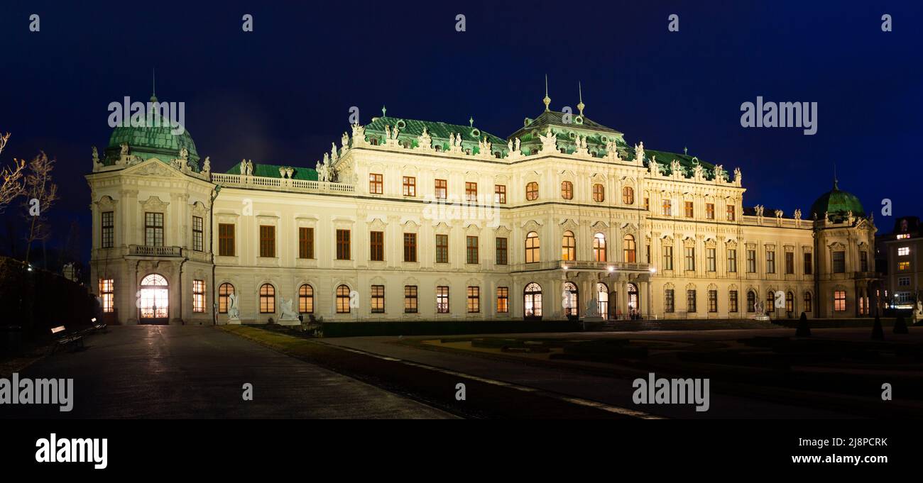 Belvedere Palace in Vienna, Austria Stock Photo - Alamy