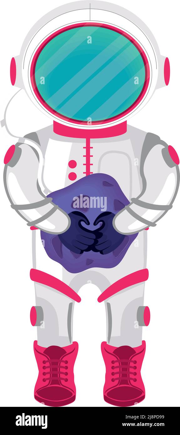 space astronaut with asteroid Stock Vector Image & Art - Alamy