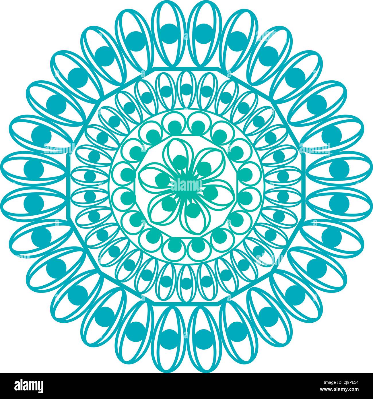 Mandala Bohemian Boho Pattern Print Foldable Umbrella main image 0