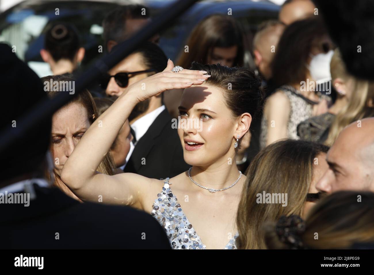 Cannes, France. 17th May, 2022. Katherine Langford attends the