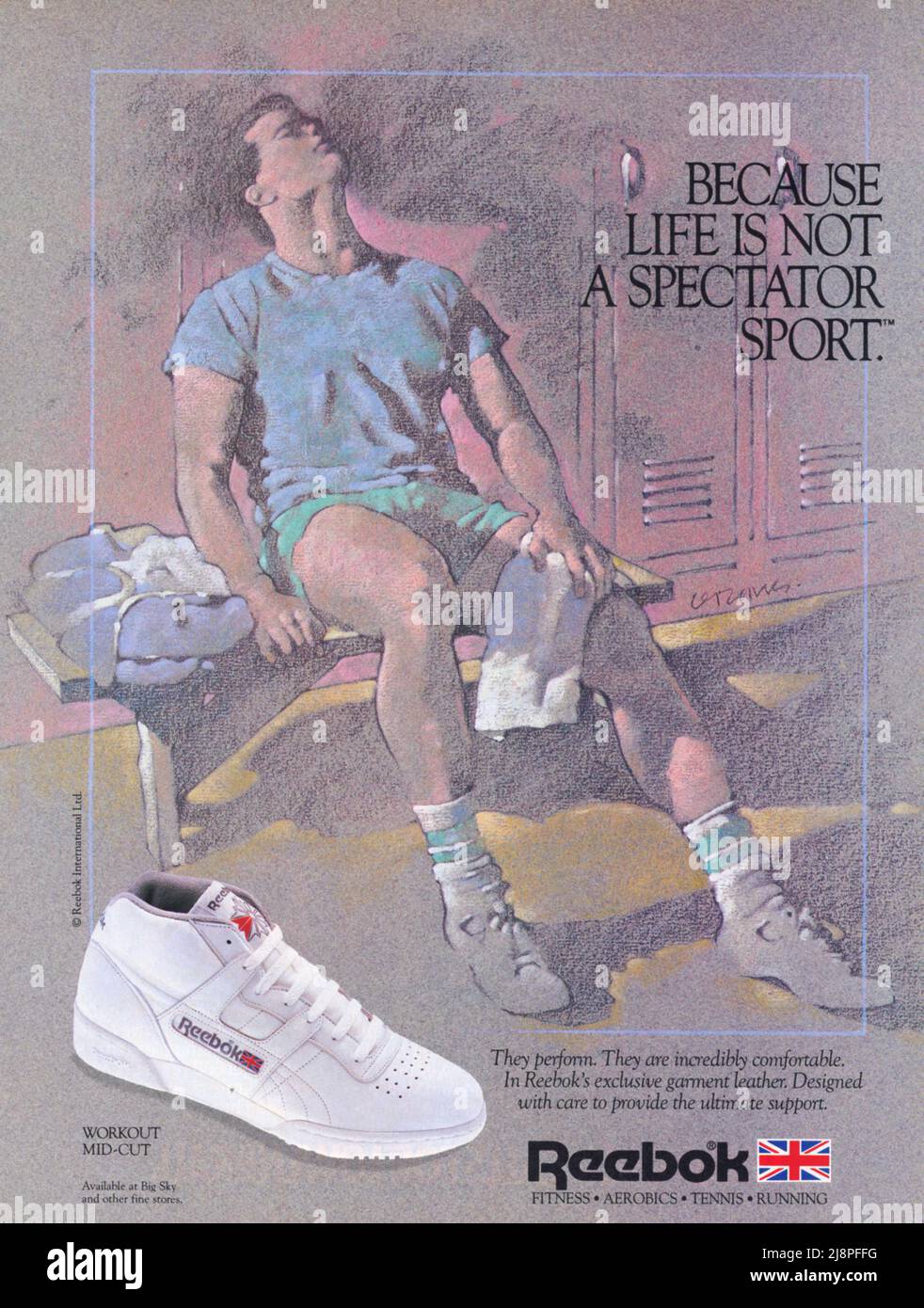 Reebok ad hi-res stock photography and images - Alamy