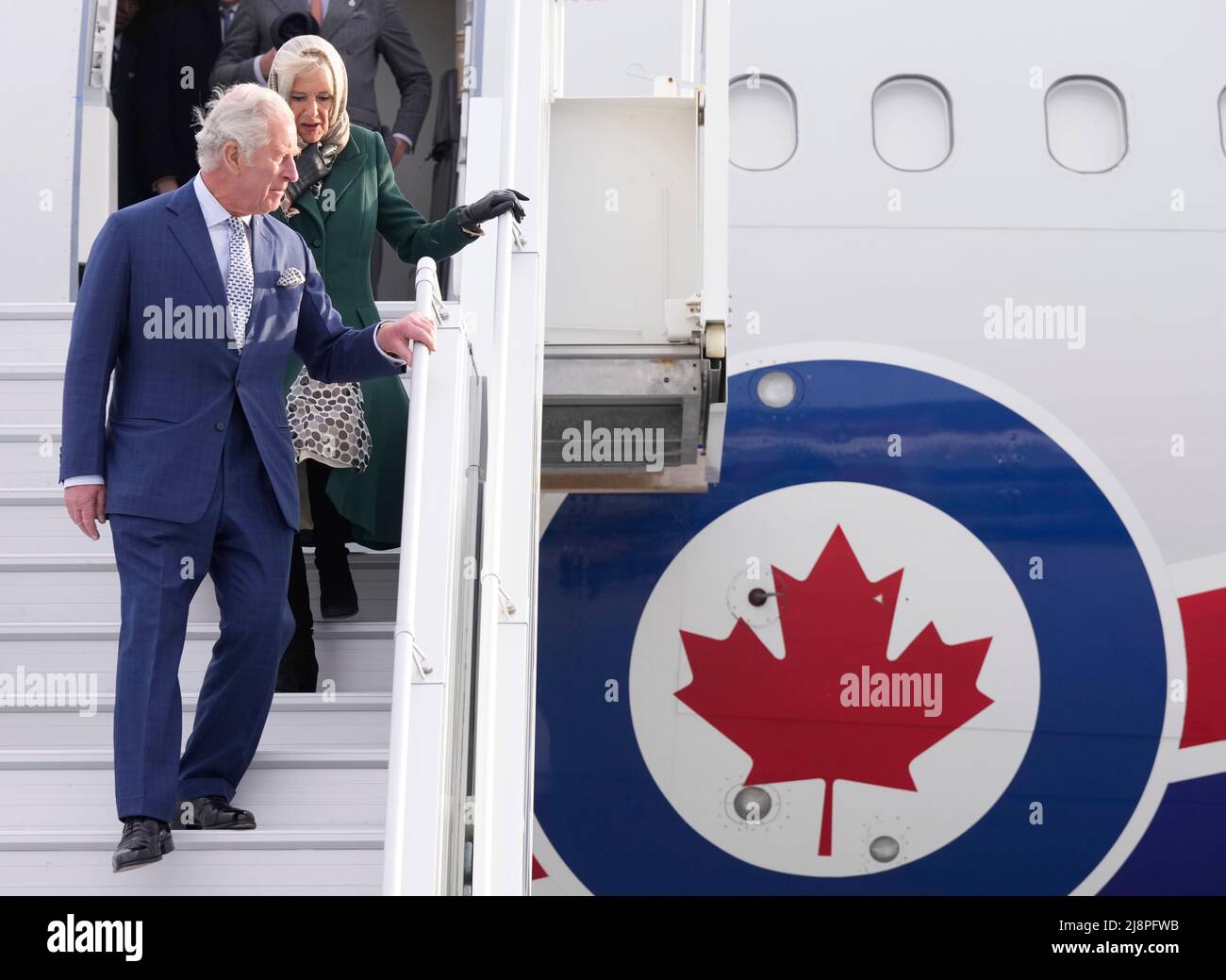 Prince Charles and Camilla, Duchess of Cornwall arrive in Ottawa as