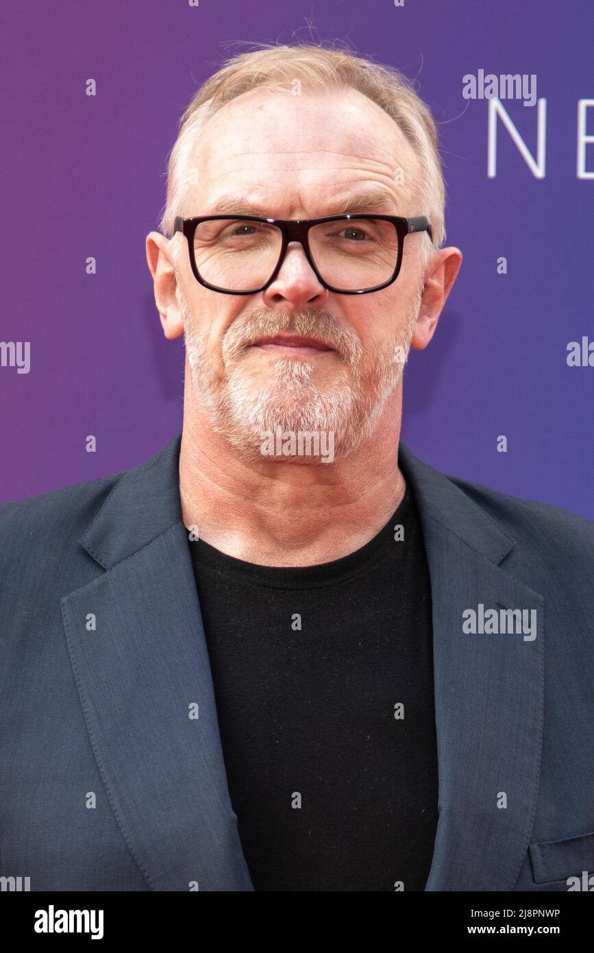 London, UK. 17th May, 2022. Greg Davies attends the Sky Up Next red carpet at Theatre Royal in