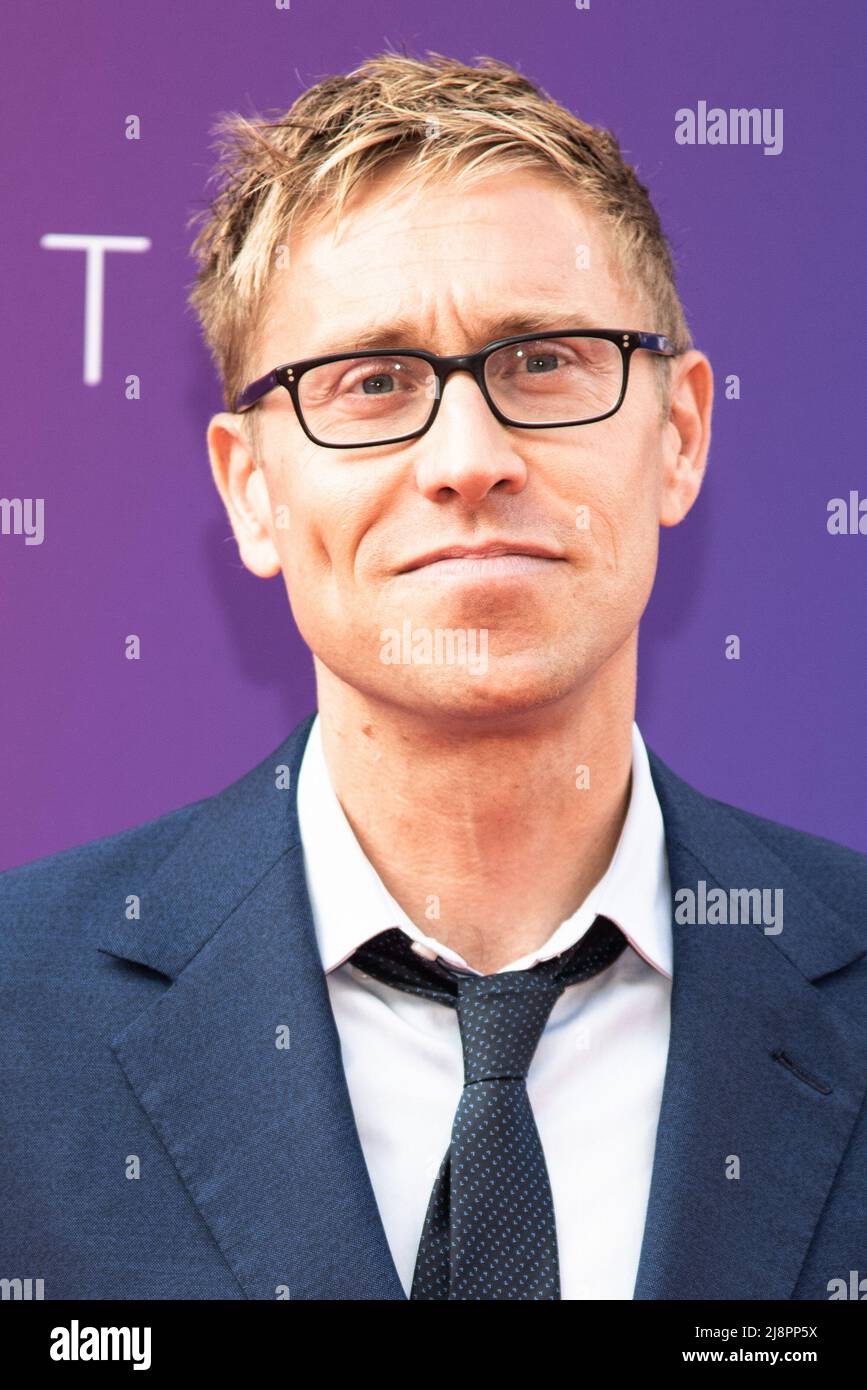 London, UK. 17th May, 2022. Russell Howard attends the Sky Up Next red carpet at Theatre Royal