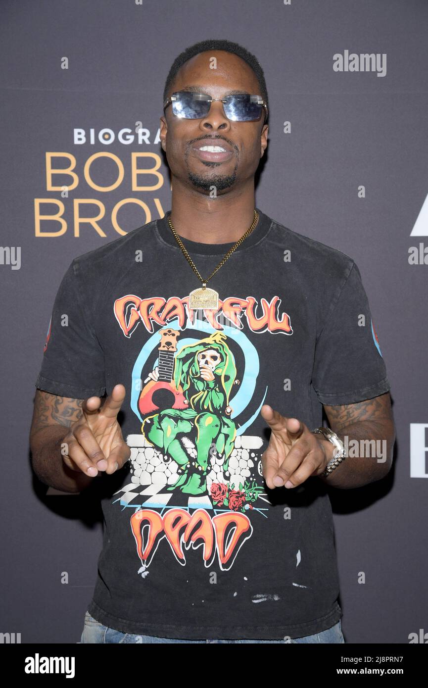 Johnell Young attends the "Biography Bobby Brown” and "Origins Of Hip
