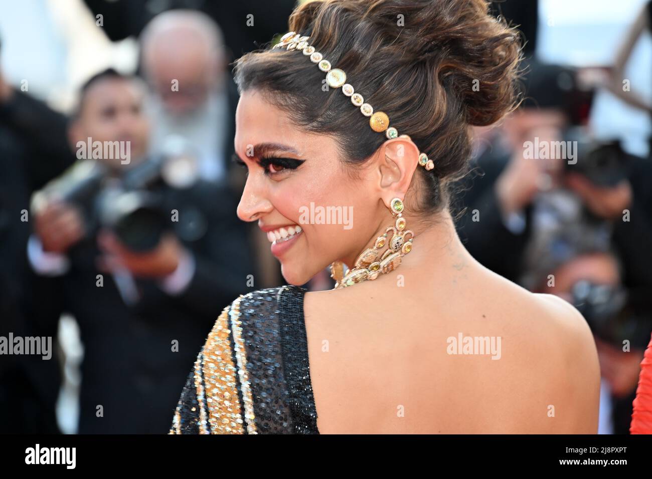 Cannes,  France. 17th May, 2022. Deepika Padukone attends for the screening of the film 'Final Cut (Coupez)' and the Opening Ceremony of the 75th Cannes Film Festival. On May 17, 2022 in Cannes, France (Credit Image: © L.Urman/eyepix via ZUMA Press Wire) Stock Photo