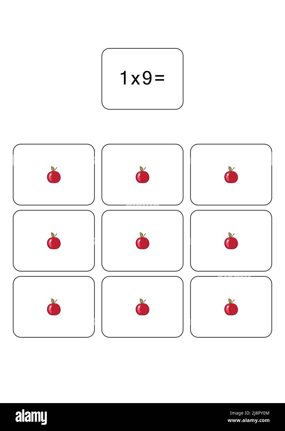 multiplication table one hi res stock photography and images alamy