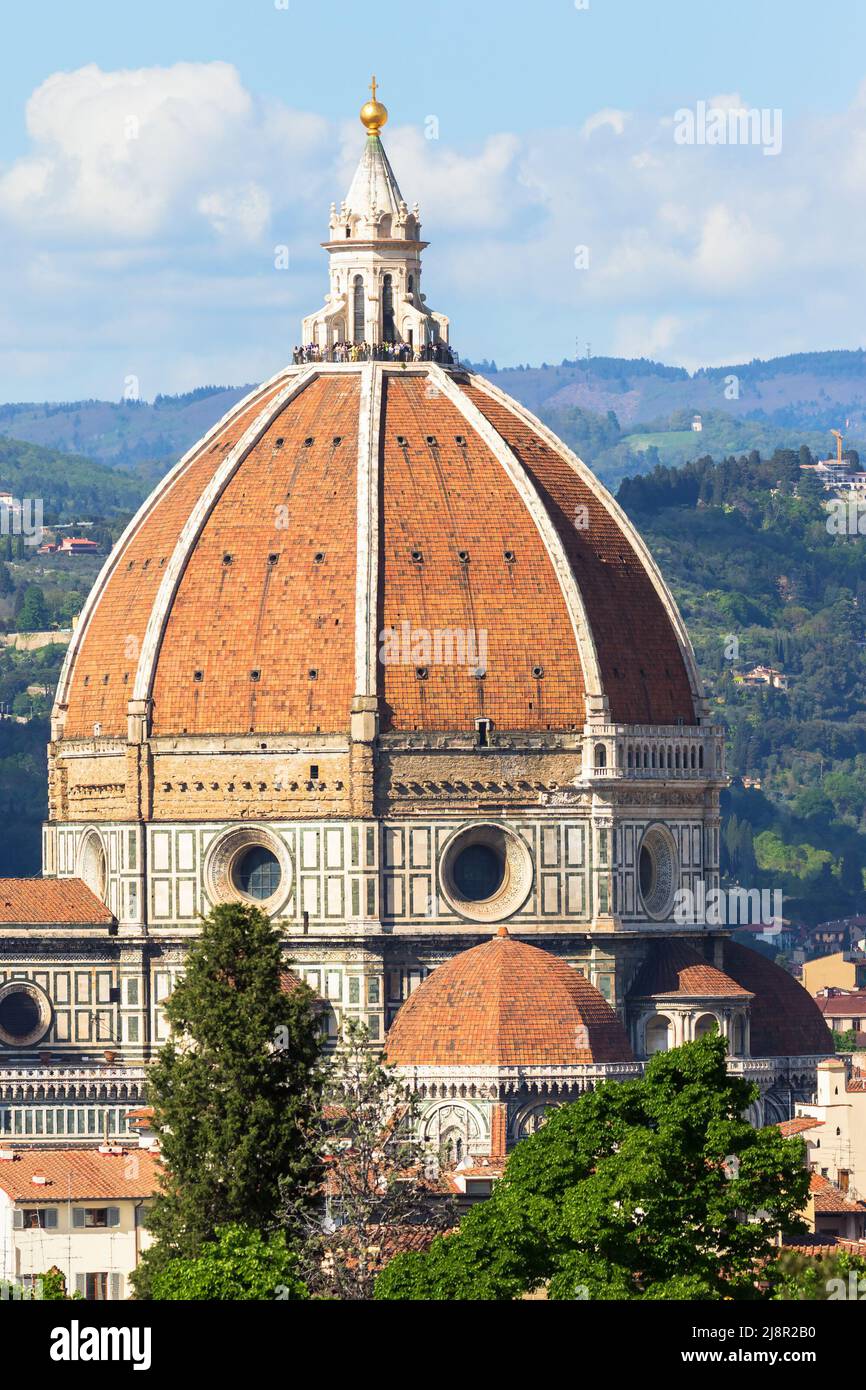 Dome on Cattedrale di Santa Maria del Fiore Stock Photo - Alamy