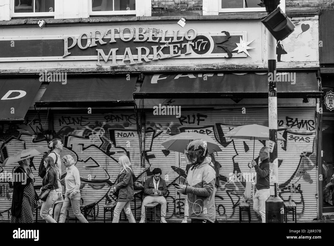 London Portobello Road Stock Photo Alamy