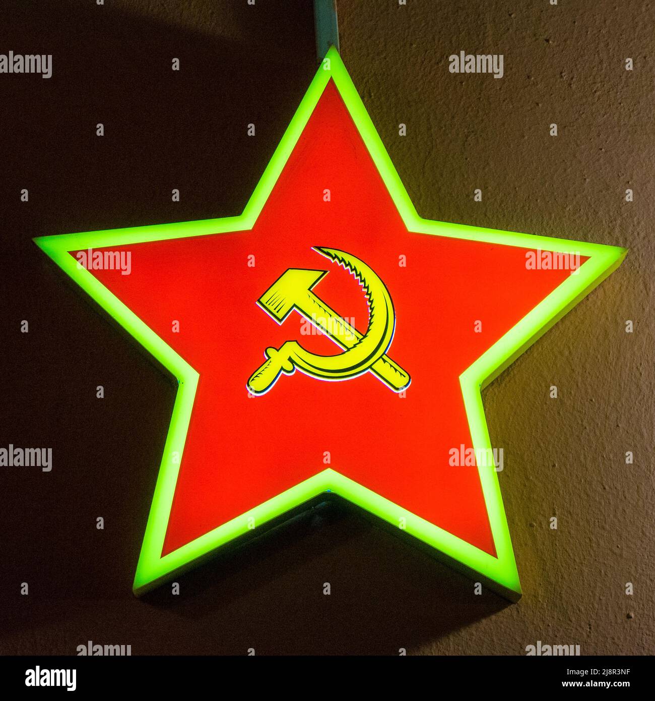 Star of the Soviet army Stock Photo
