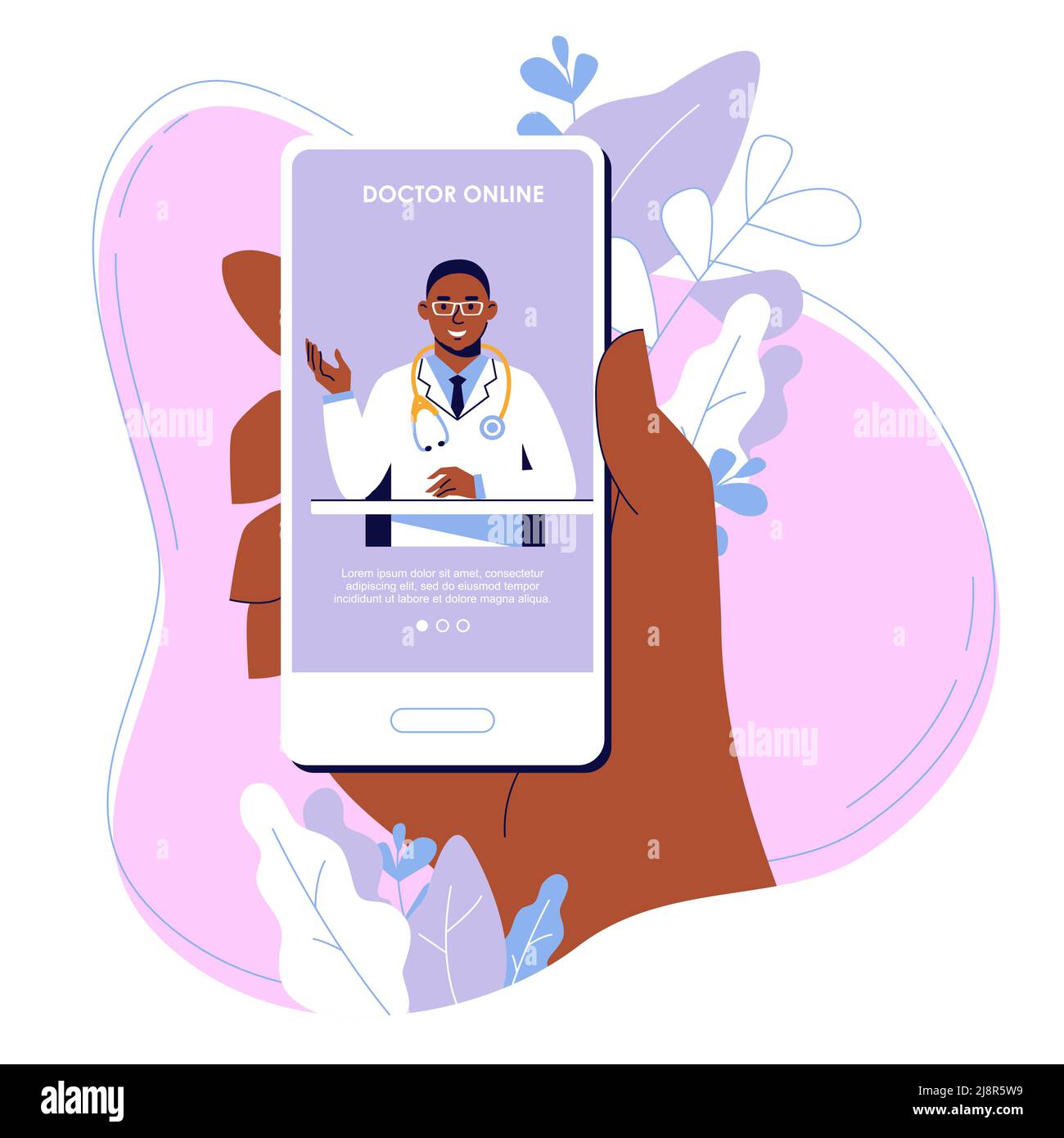 Online health app Cut Out Stock Images Pictures Alamy