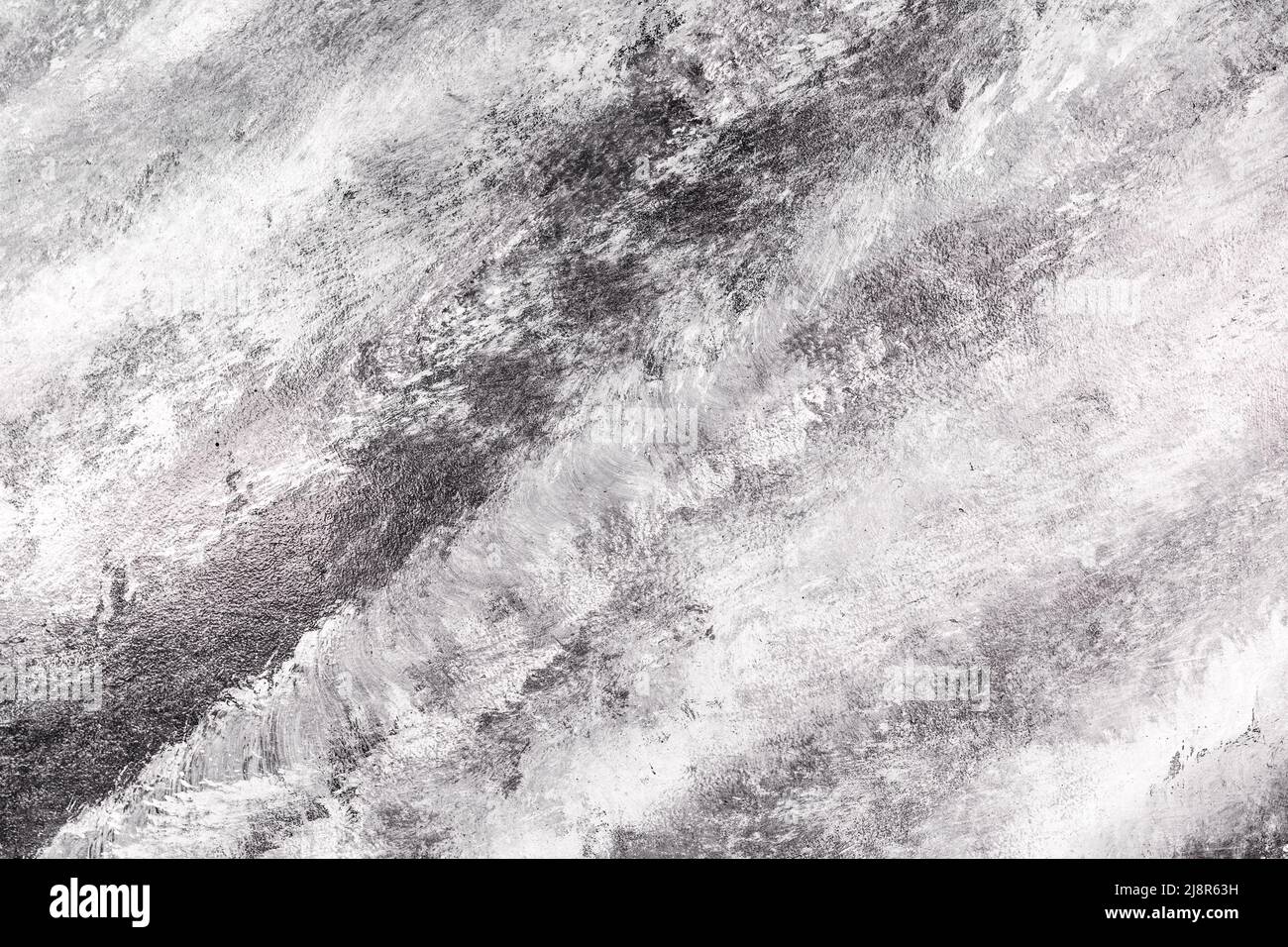 Grunge textured background, black and white rough pattern Stock Photo