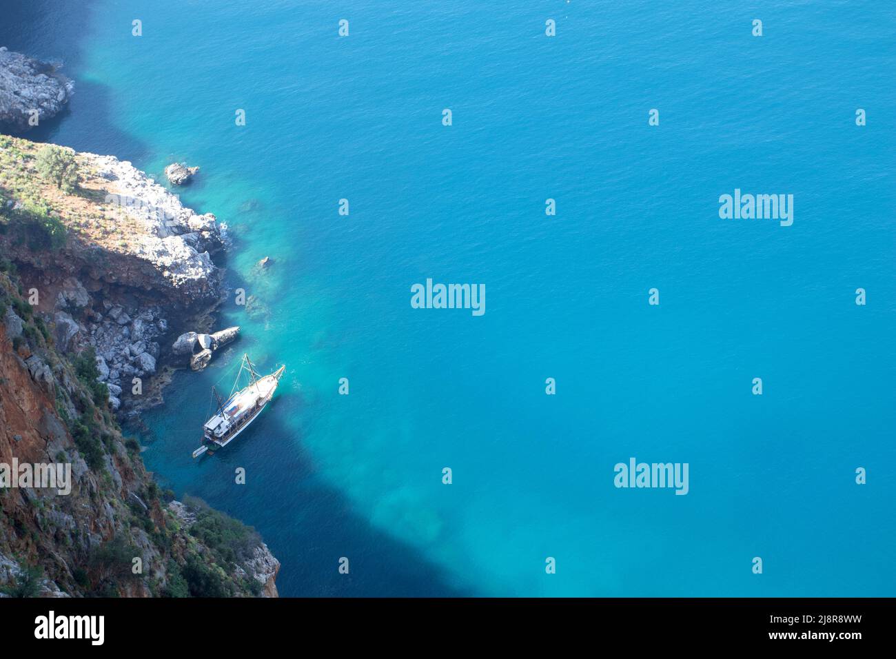 Aerial view panorama exotic lagoon hi-res stock photography and images ...