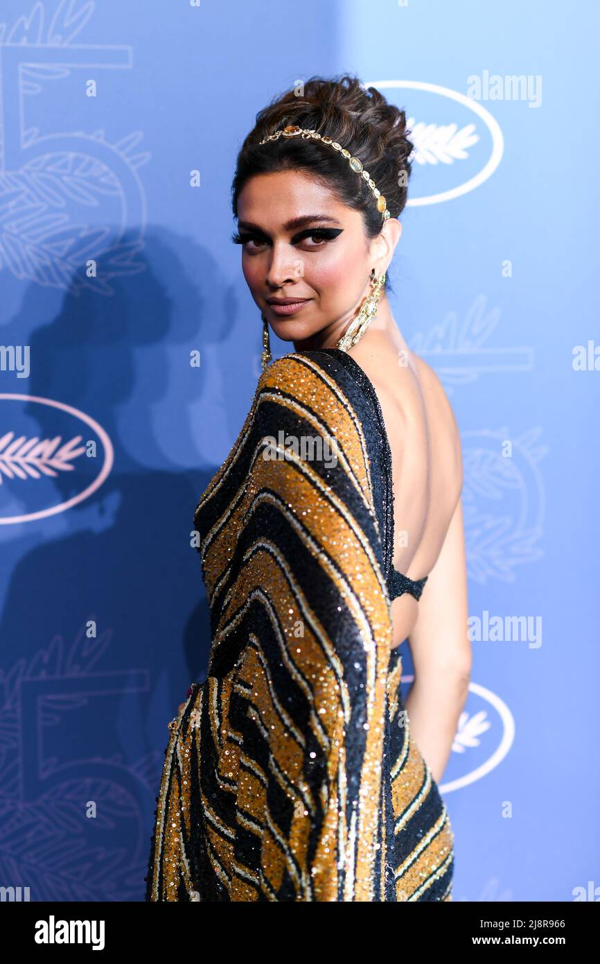 Deepika Padukone 75th Cannes Film Festival Opening Dinner - Arrivals  Cannes, France 17th May 2022 (Photo by SGP/Sipa USA)Italia id 127389 007  Not Exclusive Credit: Sipa US/Alamy Live News Stock Photo - Alamy