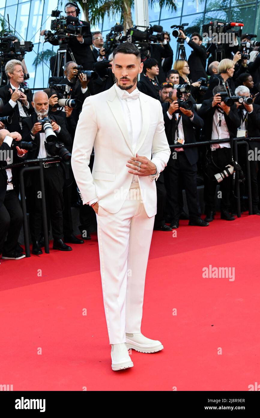 Baptiste Giabiconi Suits Up in Dior Boots at Cannes Film Festival