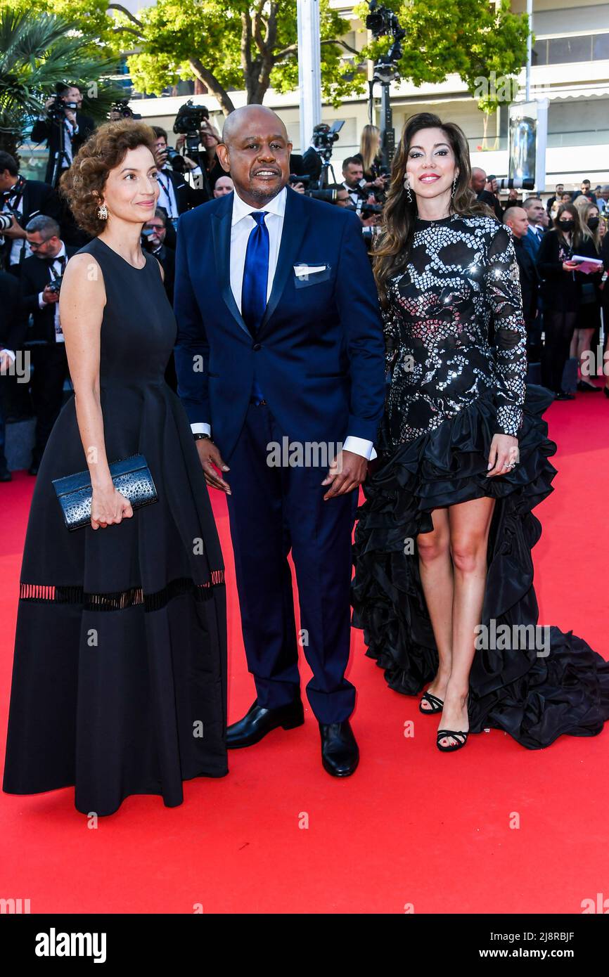 Audrey Azoulay , Forest Whitaker , Eleonora Pieroni 75th Cannes Film