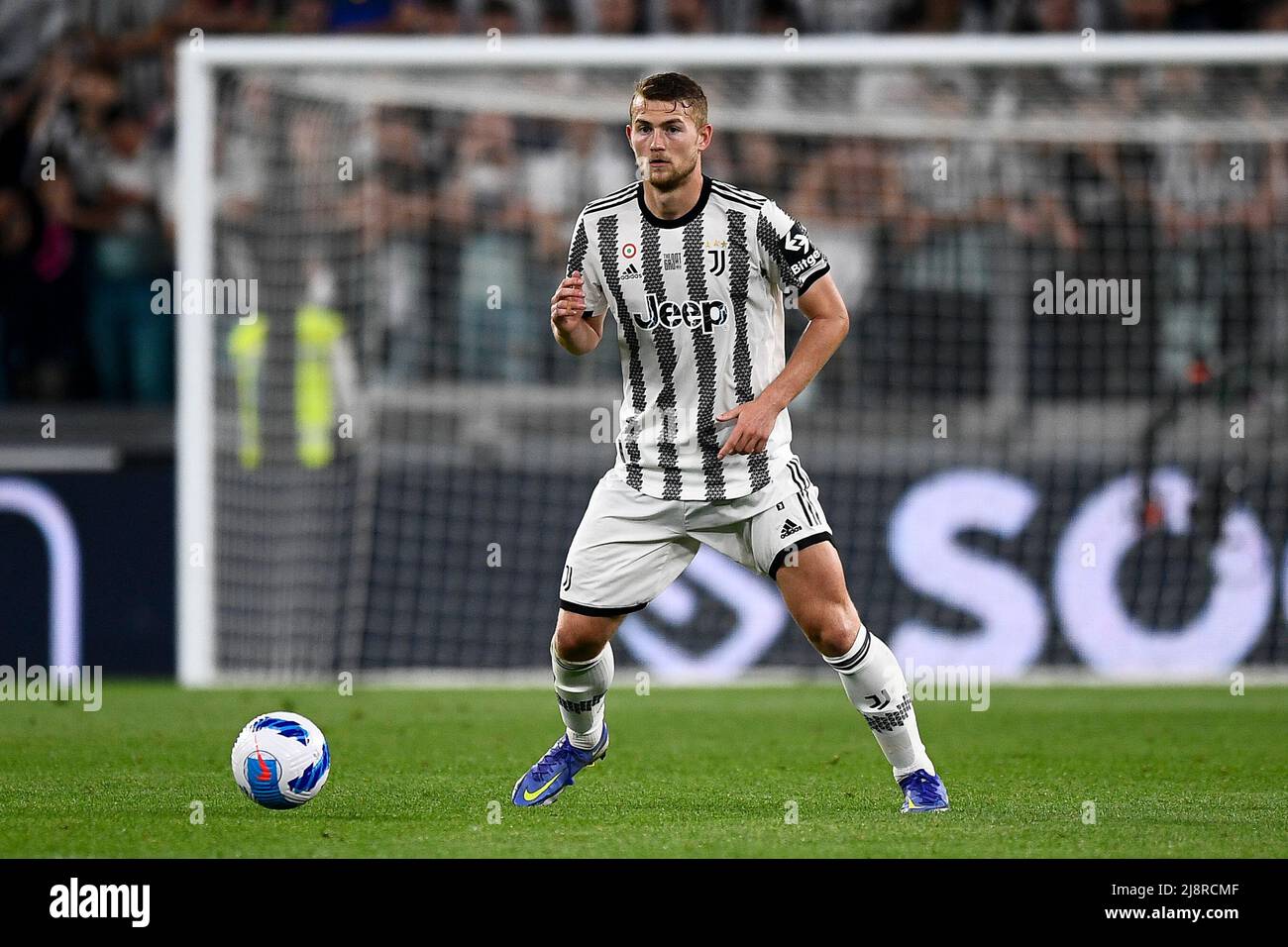 Turin, Italy. 16 May 2022. Matthijs de Ligt of Juventus FC in action during  the Serie