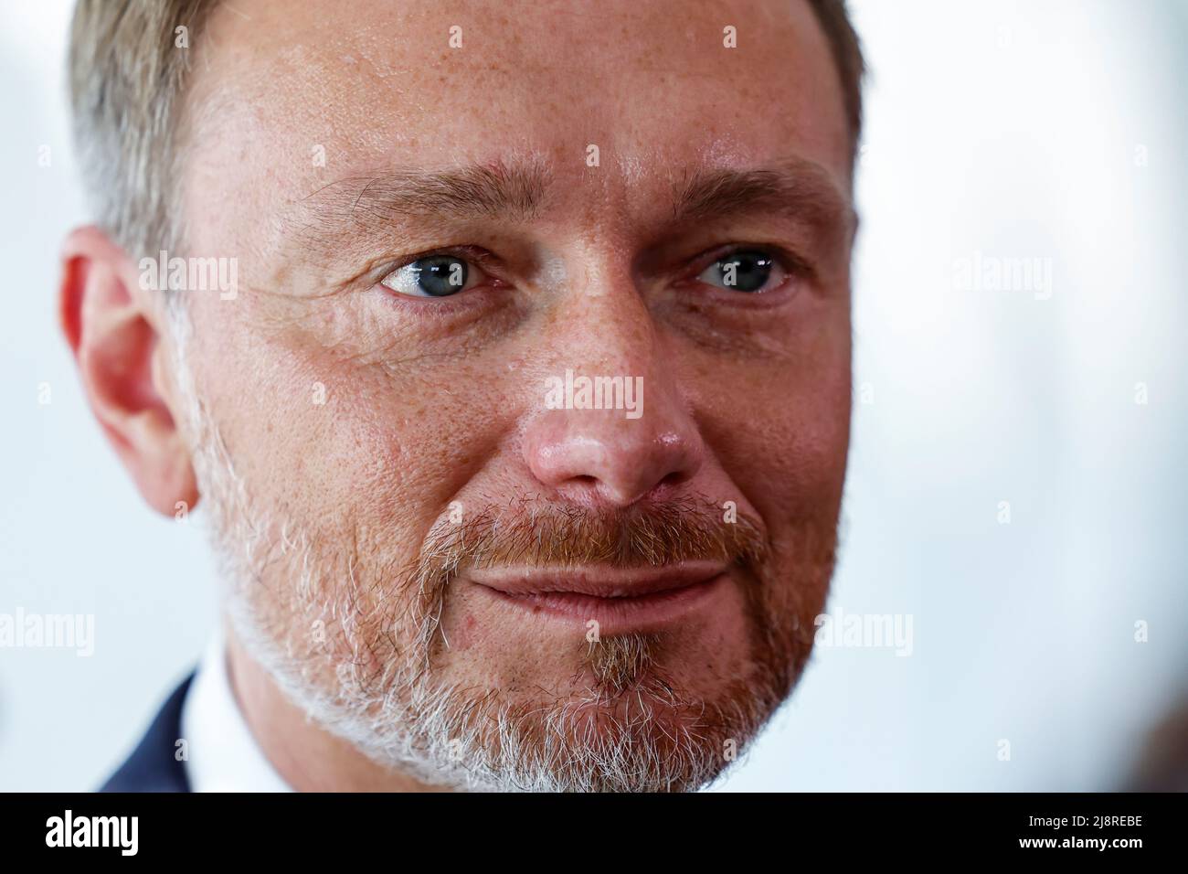 German Finance Minister Christian Lindner attends the weekly cabinet meeting session in the German Federal Chancellery in Berlin, Germany May 18, 2022. REUTERS/Hannibal Hanschke Stock Photo