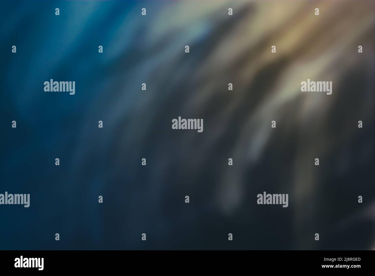 Abstract blue gray orange dark background with blur. Dark blurred