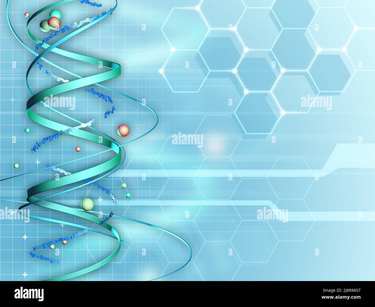 Background suitable for medical and research subjects. Digital illustration. Stock Photo