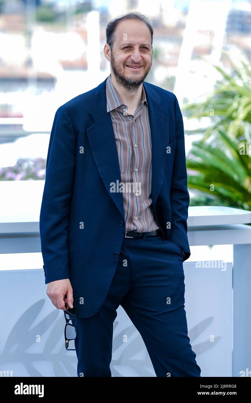 Cannes, France. 18th May, 2022. Cannes, France, Wednesday, May. 18, 2022 - Fausto Russo Alesi is seen at the Exterior Night photocall during the 75th Cannes Film Festival at Palais des Festivals et des Congrès de Cannes . Picture by Credit: Julie Edwards/Alamy Live News Stock Photo