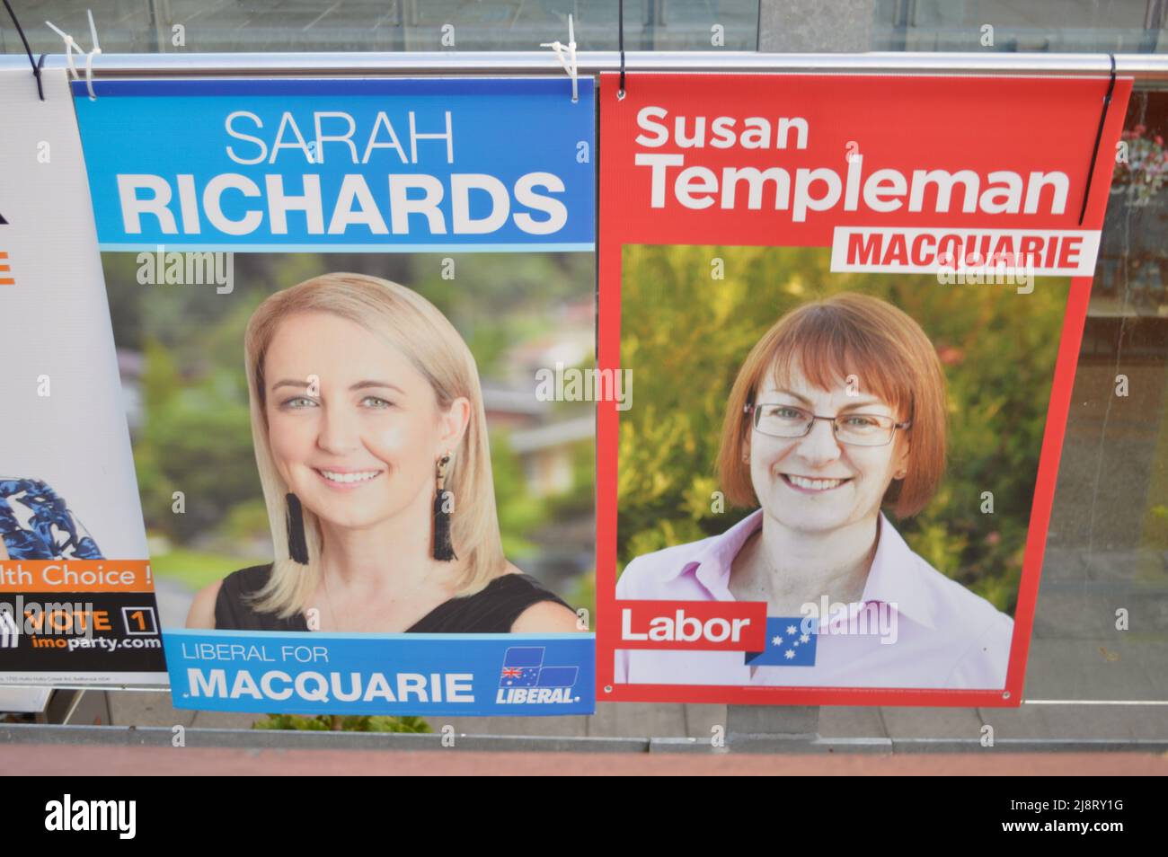 Political candidates in the Australian Federal elections 2022 Stock Photo