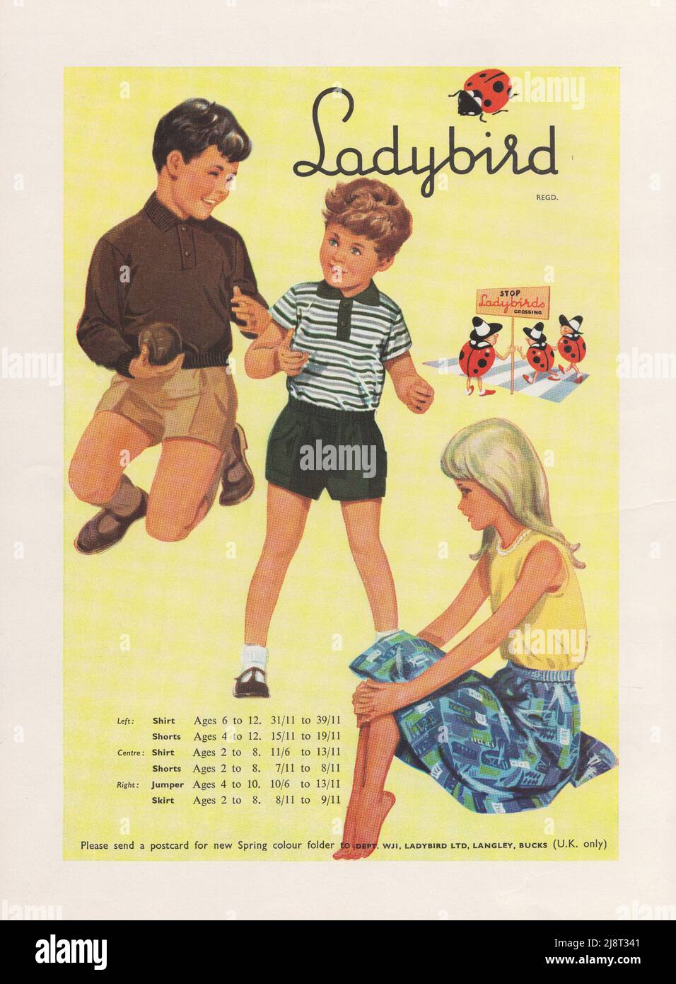 Ladybird Children's clothes children's wear vintage advertisement