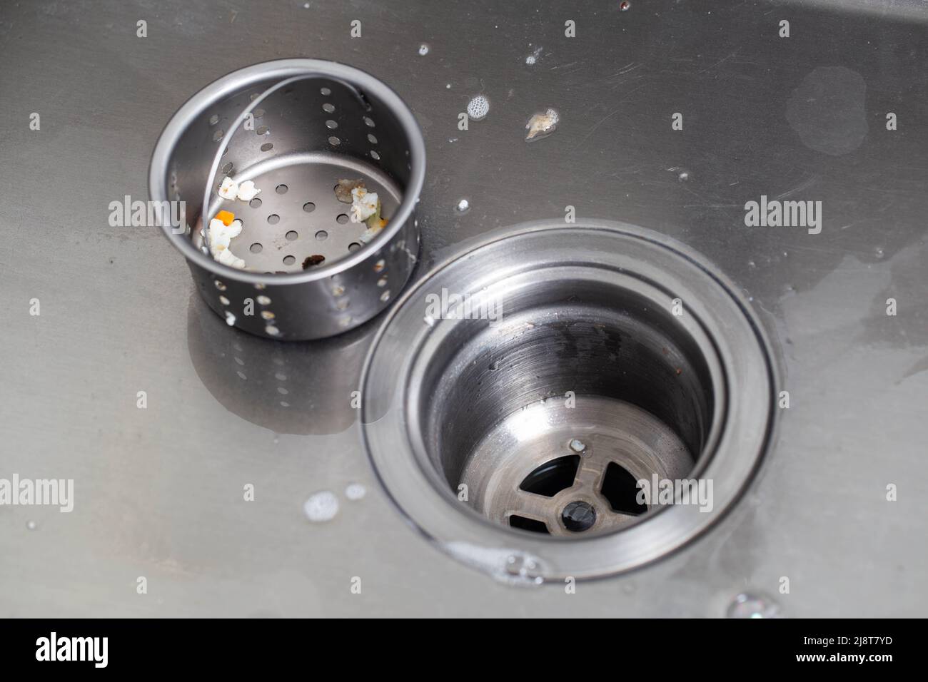 Filter mesh in the sink to clean the drain hole in the sink from