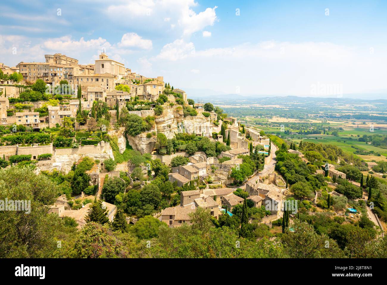 Gordes, medieval village in Southern France, Provence Stock Photo