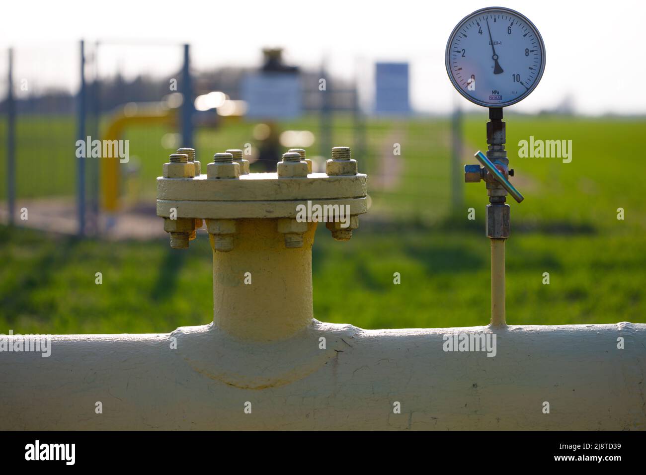 Bartniki, Poland. 28 April 2022 Polish Oil and Gas Company PGNIG's