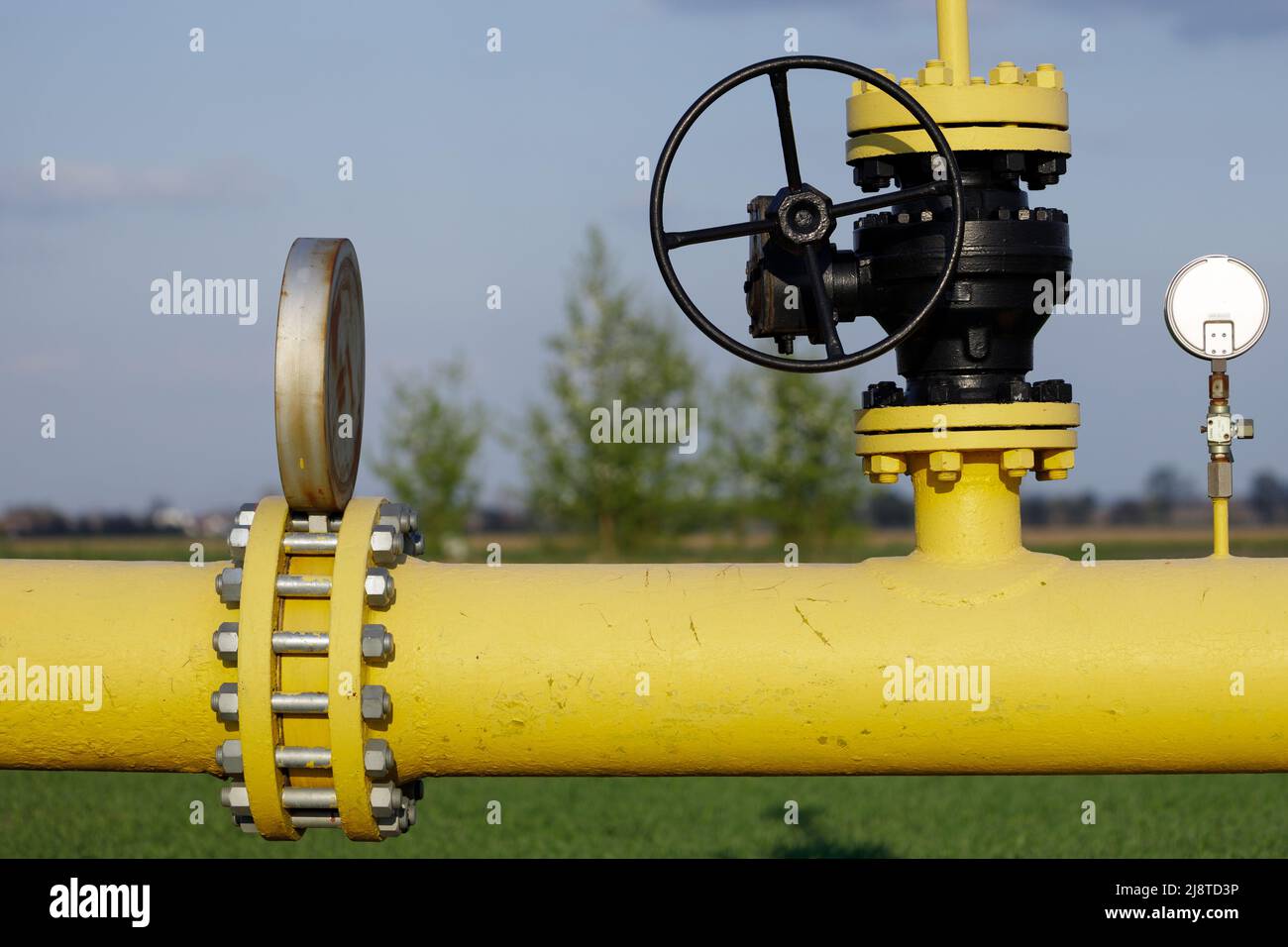 Bartniki, Poland. 28 April 2022 Polish Oil and Gas Company PGNIG's