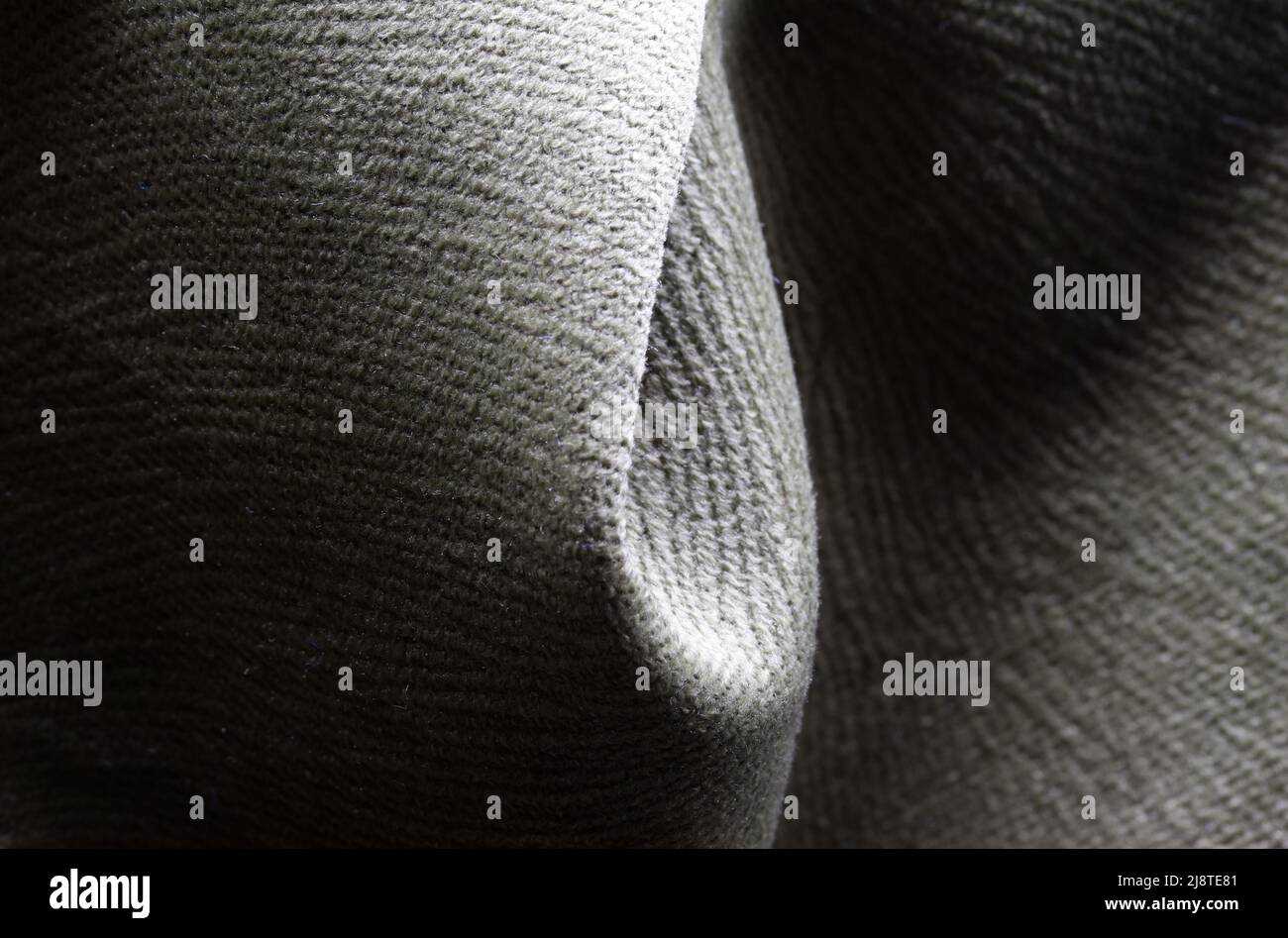 Black and white fabric texture background Stock Photo - Alamy