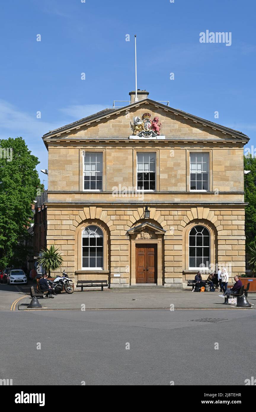 The Town Hall in Woodstock, Oxfordshire Stock Photo