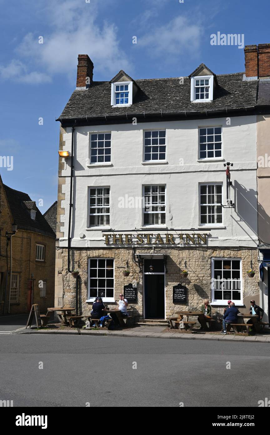 The Star Inn, a public house in Woodstock, Oxfordshire Stock Photo