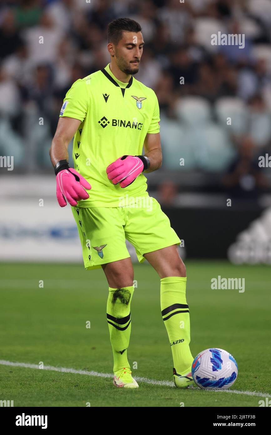 Turin, Italy, 16th May 2022. Thomas Strakosha of SS Lazio during the Serie A match at Allianz Stadium, Turin. Picture credit should read: Jonathan Moscrop / Sportimage Stock Photo