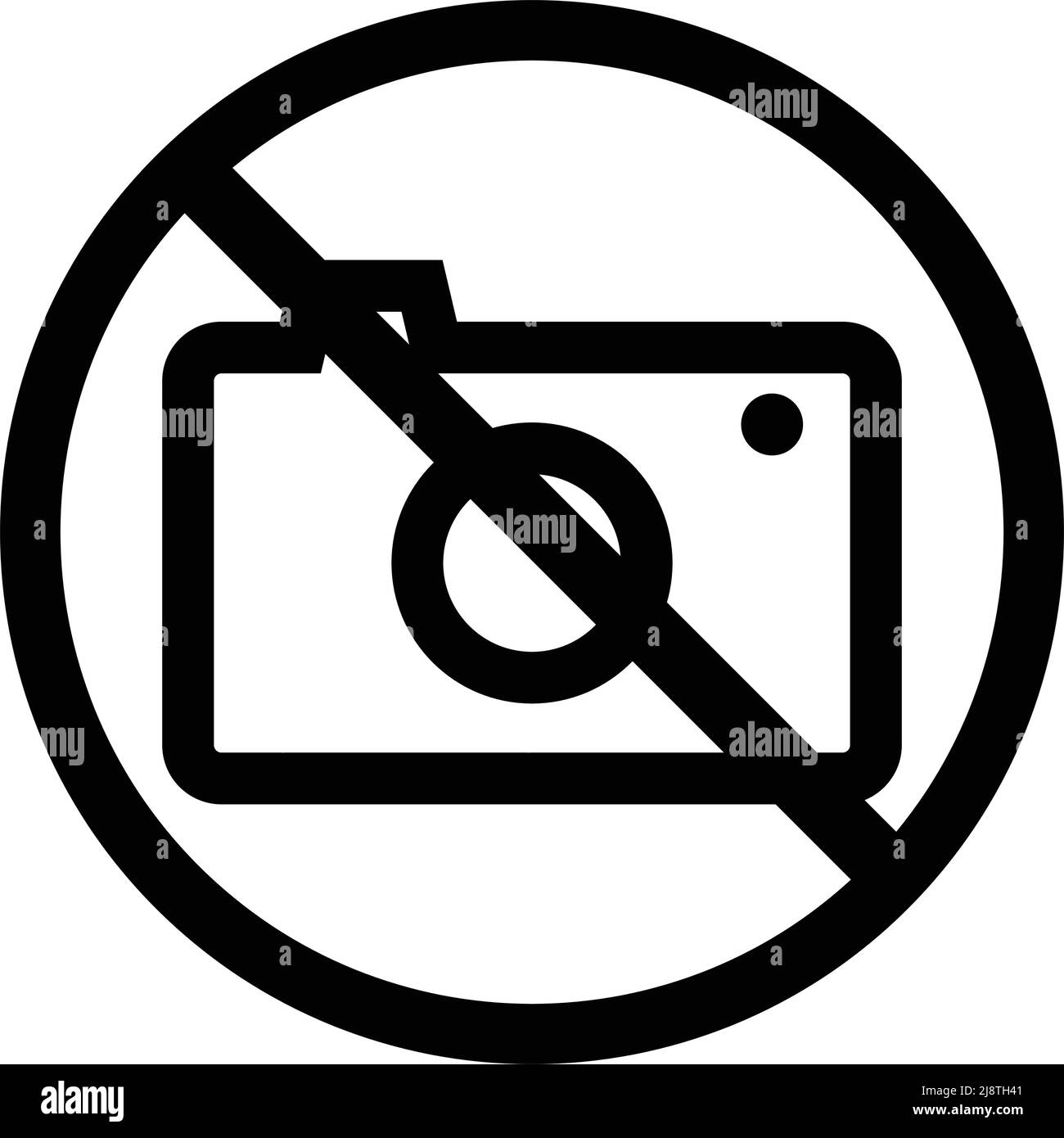 Black camera icon. Vectors about shooting. Editable vector. Stock Vector